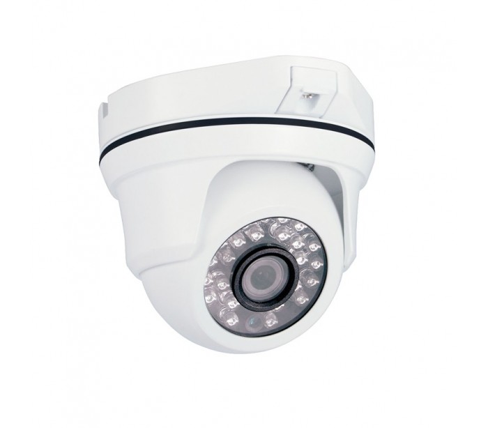CAMERA DÔME ANTIVANDALE INFRAROUGES 800 lignes 2,8mm, IR 25m
