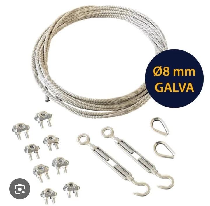 CABLE GALVA PROTEGER DIA 8