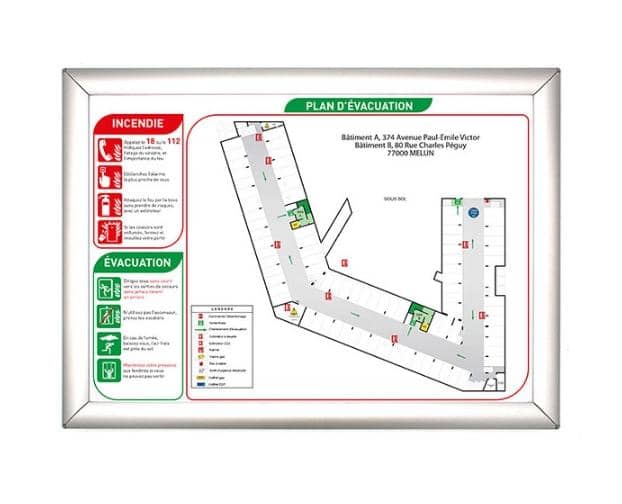 PLAN D'EVACUATION A0