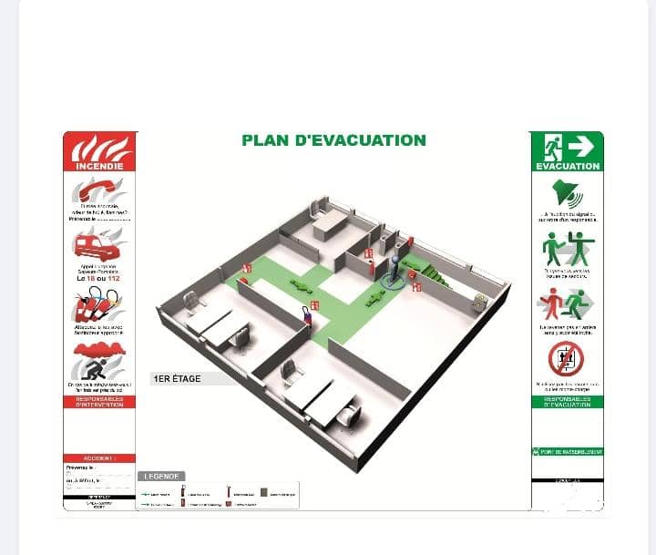 PLAN D'EVACUATION