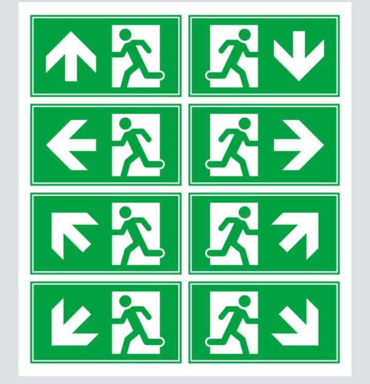 PANNEAUX D'EVACUATION