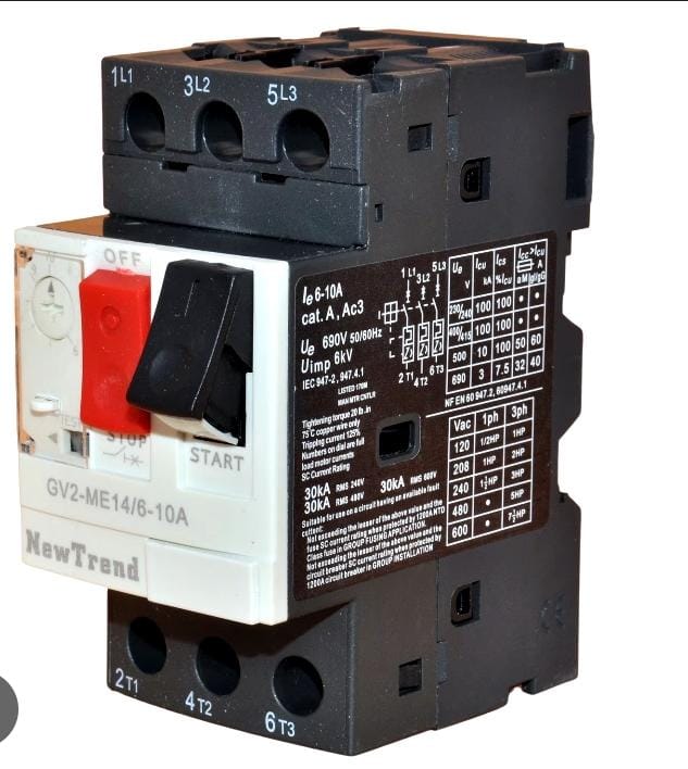 DISJONCTEUR MOTEUR -GV2ME14 / 6-10A/SCHNEIDER
