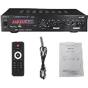 HIFI 2000W 220V Amplificateur de puissance Audio BT Stéréo USB SD FM LED Noir
