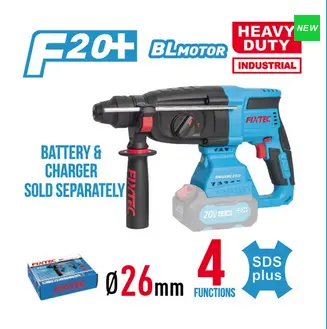 MARTEAU ROTATIF SANS BALAIS LI-ION 20 V REFERENCE FCRH2601/ FIXTEC