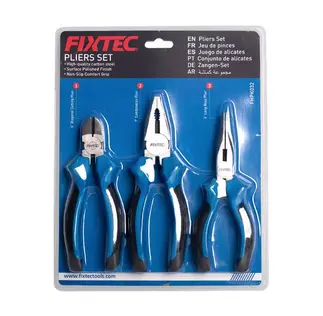 ENSEMBLE D'OUTILS DE PINCES 3 PIÈCES REFERENCE FHPK032/ FIXTEC
