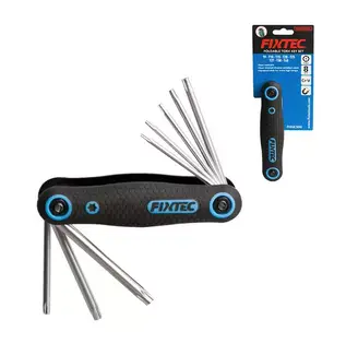 JEU DE 8 CLÉS TORX PLIANTES REFERENCE FHHK3018/ FIXTEC