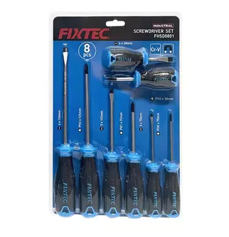JEU DE DE 8 TOURNEVIS REFERENCE FHSD0801/ FIXTEC