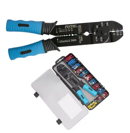 ENSEMBLE DE 66 PINCES A DÉNUDER MULTIFONCTIONS DE 8 POUCES REFERENCE FHWS008-66/ FIXTEC