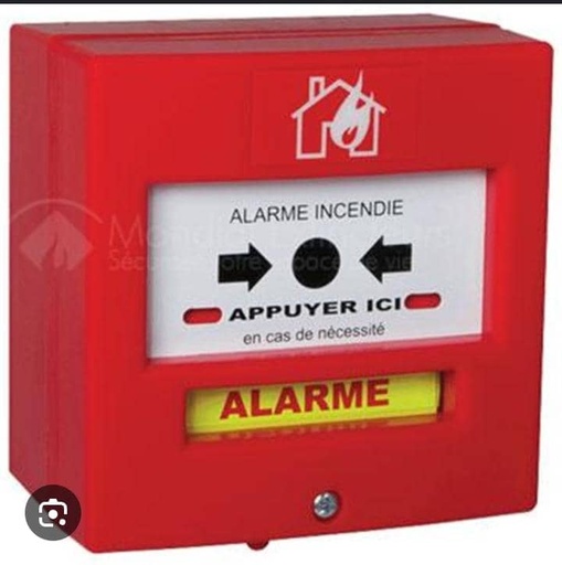 [SSI007] DÉCLENCHEUR MANUEL D'ALARME INCENDIE