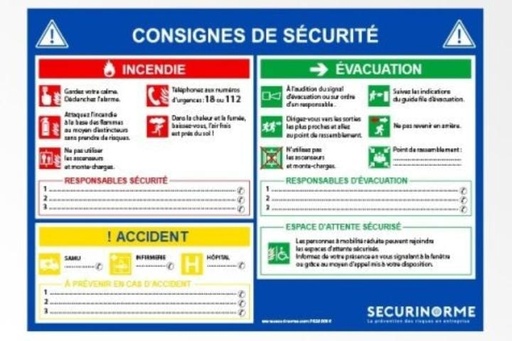 [SSI010] CONSIGNE DE SÉCURITÉ A4