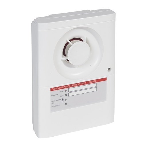 [SSI059] CENTRALE D'ALARME INCENDIE DE TYPE 4 AVEC ALIMENTATION SECTEUR ET 2 BOUCLES POUR DECLENCHEURS MANUELS/ LEGRAND