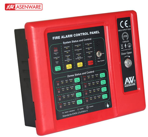 [SSI140] CENTRALE D'ALARME INCENDIE CONVENTIONNEL 8 ZONES HOMOLOGUÉE LPCB/ AW-CFP2166-8