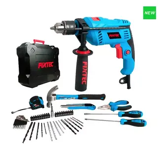 [OUT187] TROUSSE DE PERCEUSE A PERCUSSION 600 W REFERENCE FID600K50/ FIXTEC
